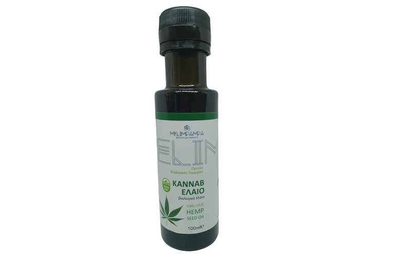 ΜελιΜπαμπά HEMP Seed Oil Κανναβέλαιο Βιολογικό Ψυχρής Έκθλιψης