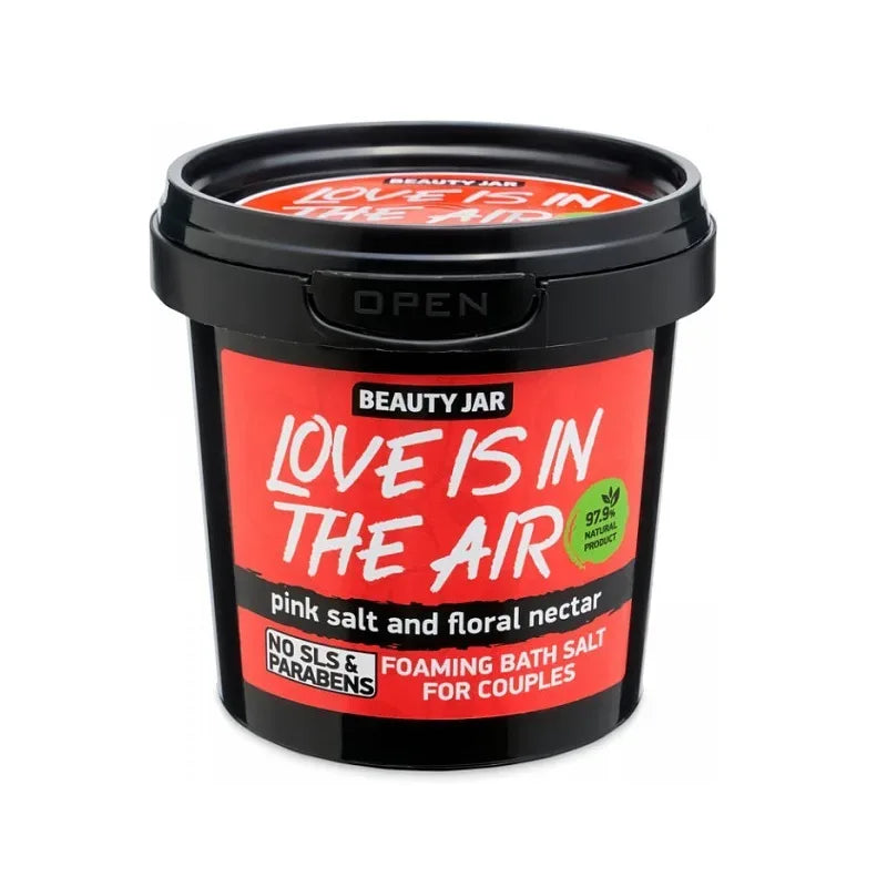 Beauty Jar “LOVE IS IN THE AIR” Αφρώδη άλατα μπάνιου για ζευγάρια 200g