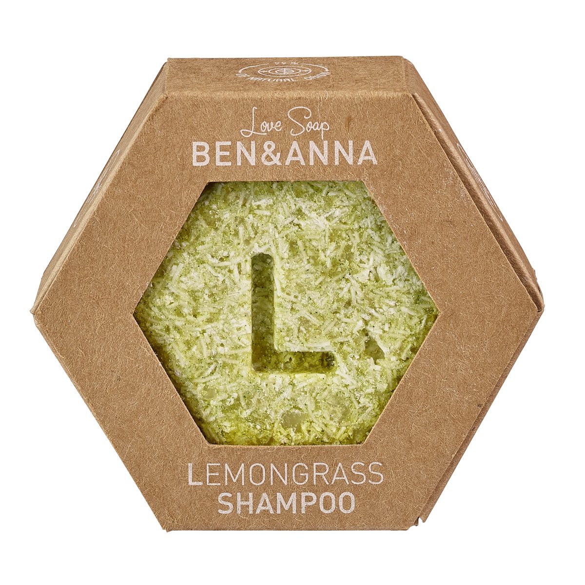 Ben & Anna | LOVE Σαμπουάν σε μπάρα Lemongrass 60gr