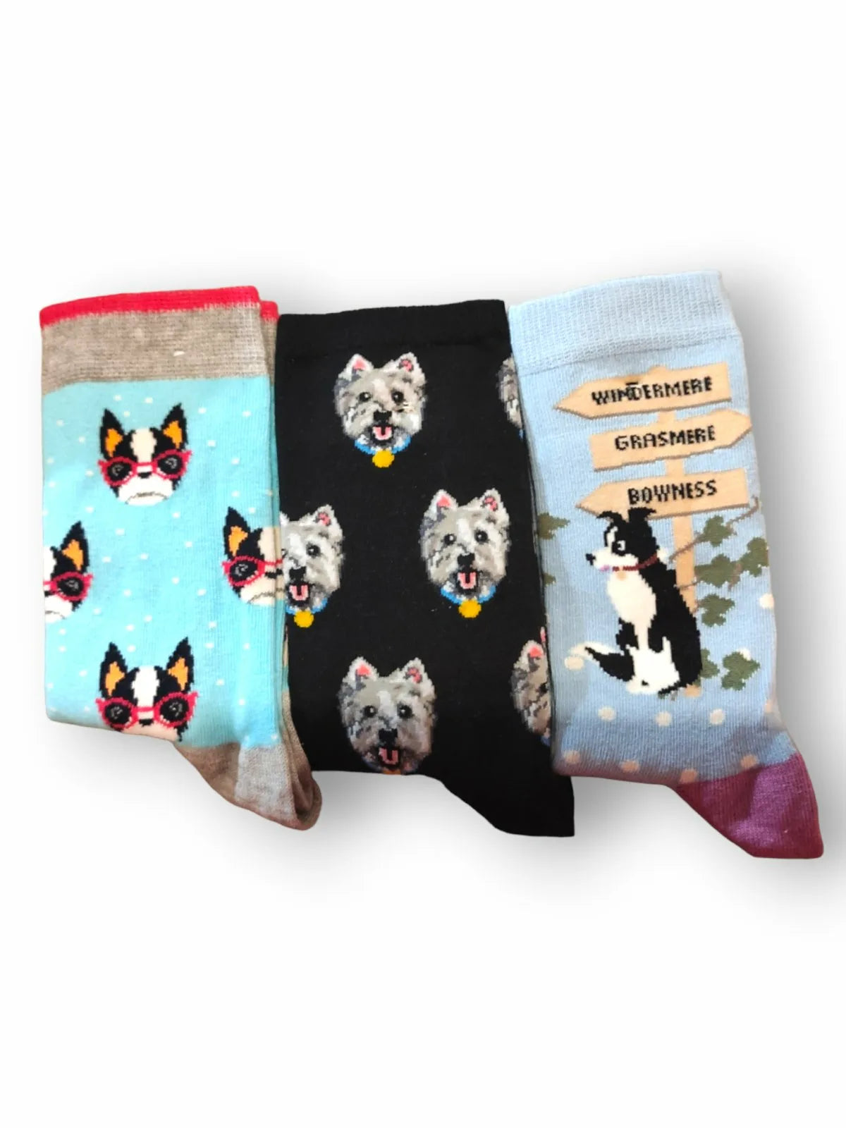 Lovely Dogs Socks Σετ 3 Κάλτσες