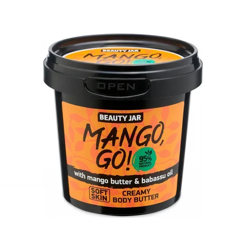 Beauty Jar “MANGO, GO!” Κρεμώδες βούτυρο σώματος 135gr