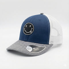 Nirvana Smile Caps Grey - Navy One Size Με  Δίχτυ | Madfactory