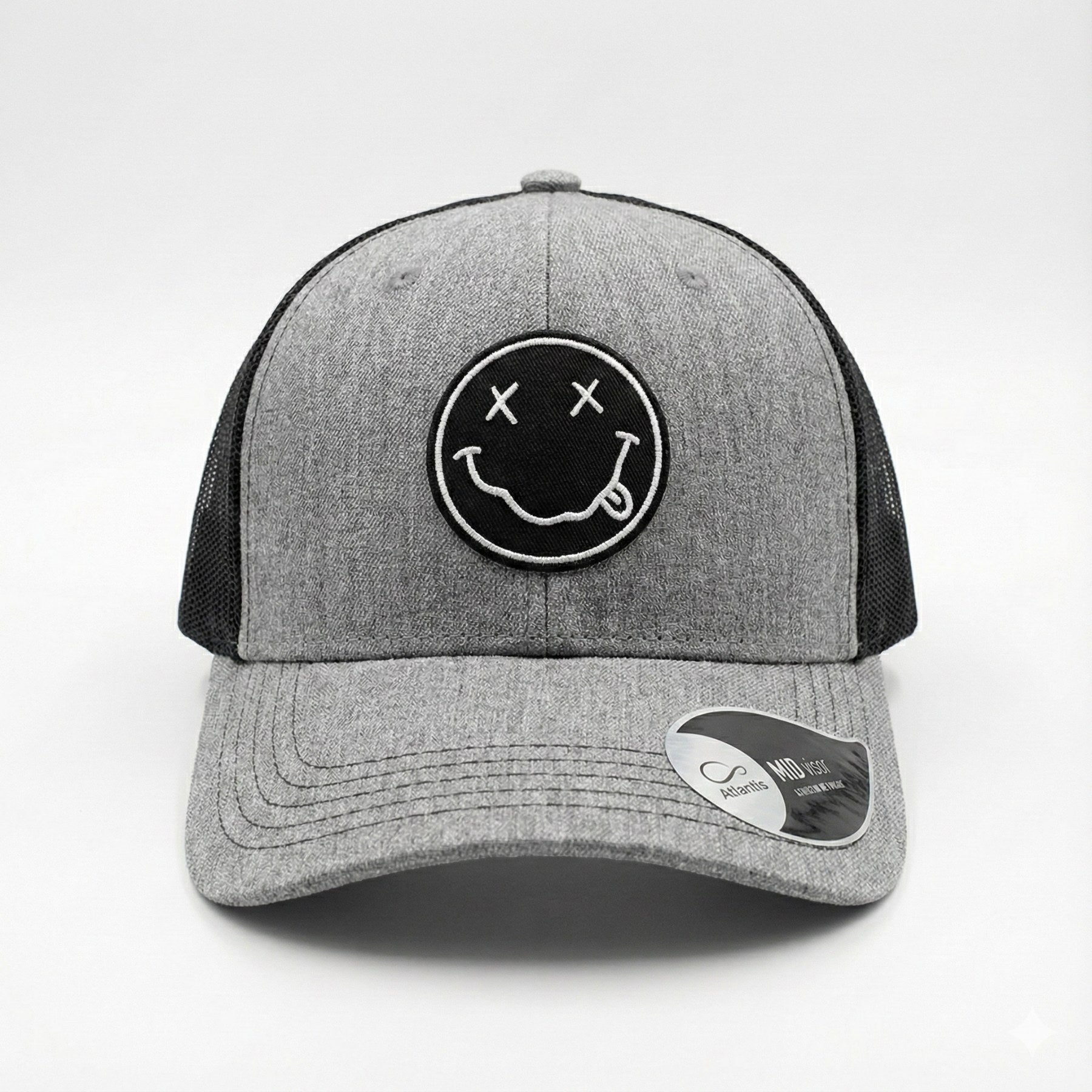 Nirvana Smile Caps Grey One Size Με Δίχτυ | Madfactory