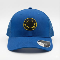 Nirvana Smile Caps Royal Blue One Size Με  Δίχτυ | Madfactory