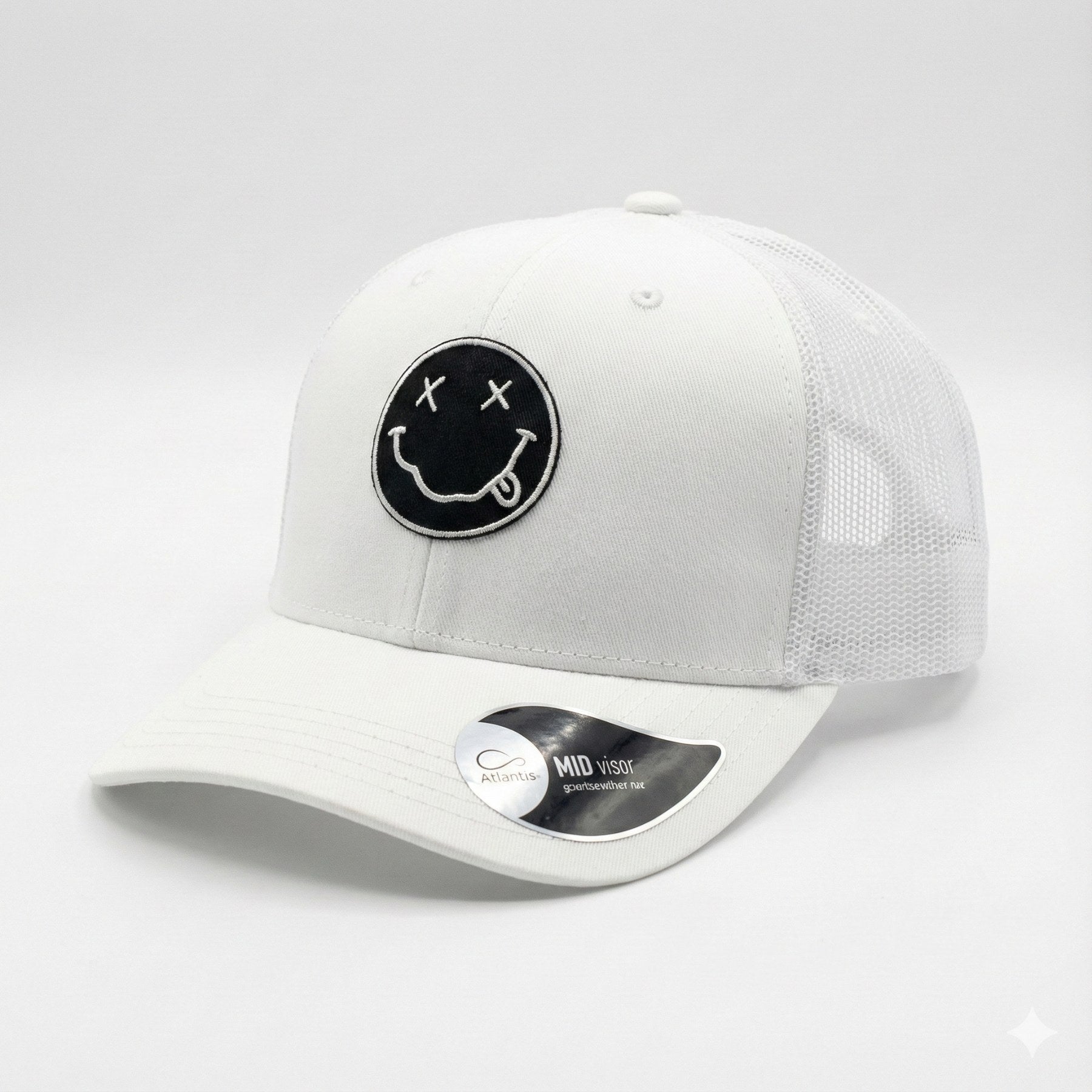 Nirvana Smile Caps White One Size Με  Δίχτυ | Madfactory