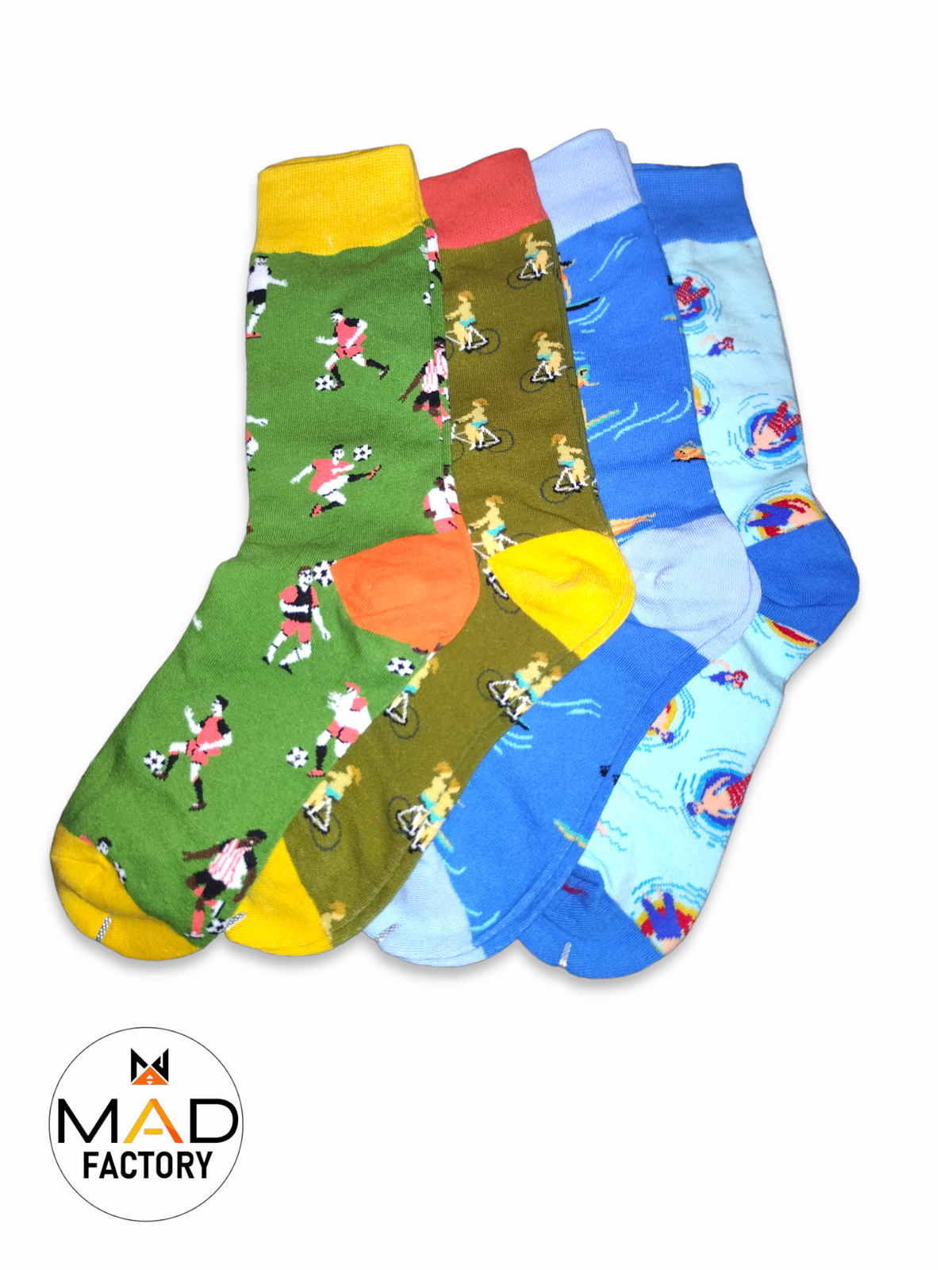 Hobby Athletics Socks Σετ 4 Κάλτσες