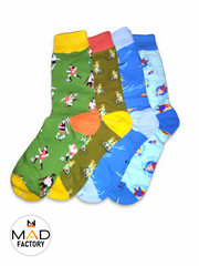 Hobby Athletics Socks Σετ 4 Κάλτσες