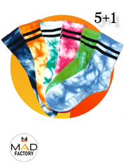 Rainbow Splash Socks Σετ 6 Κάλτσες