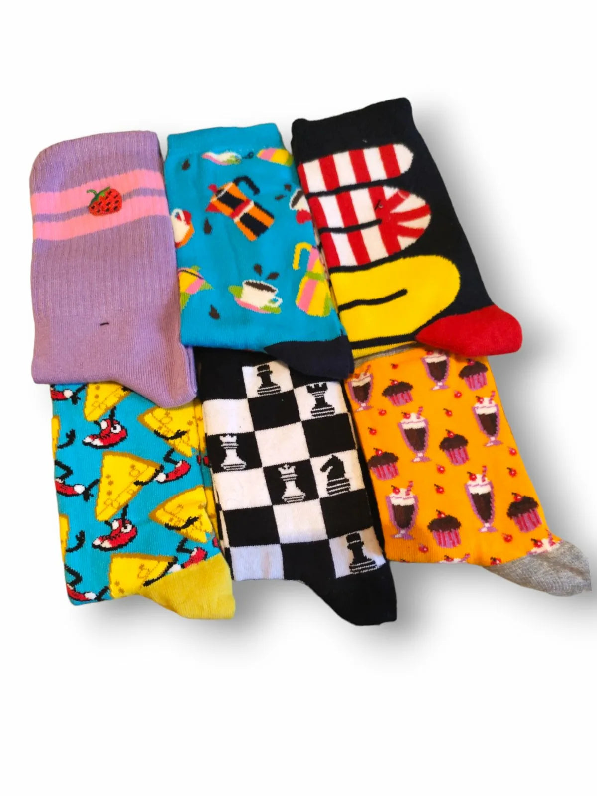 Snacks & Games Socks Σετ 6 Κάλτσες