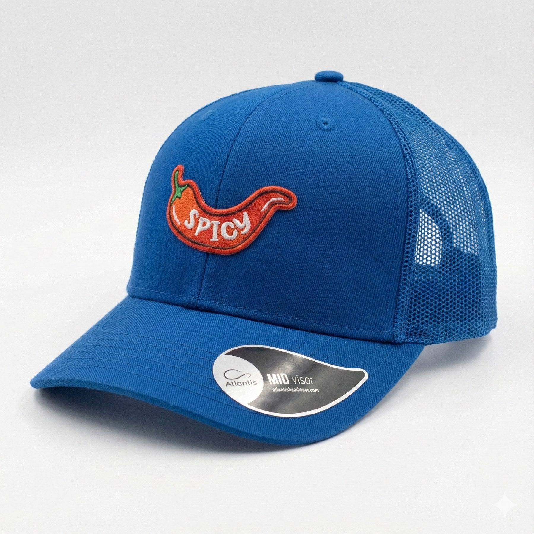 Spicy Chili Pepper Caps Royal Blue One Size Με  Δίχτυ | Madfactory