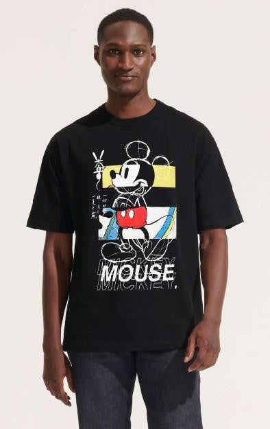 T-Shirt Mickey Mouse Color Sketch