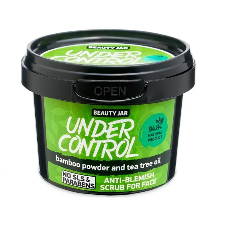 Beauty Jar “UNDER CONTROL” Scrub προσώπου για ακνεϊκές επιδερμίδες 120g