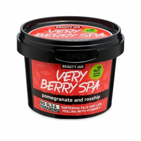 Beauty Jar “VERY BERRY SPA” Peeling προσώπου & χειλιών με Βιταμίνη C 120g
