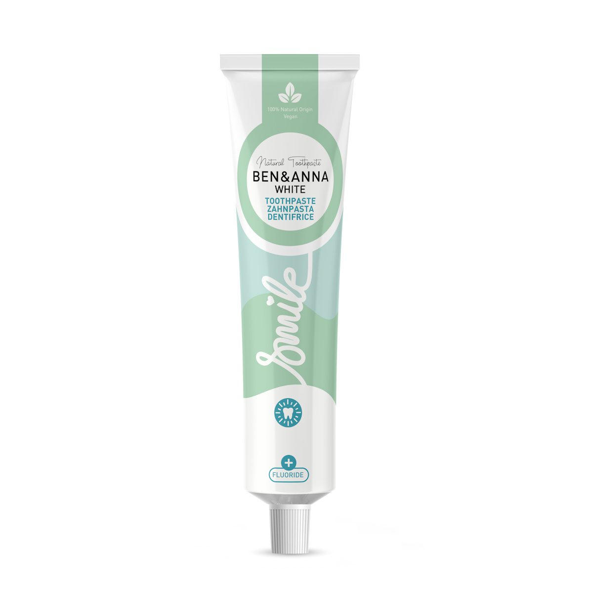 Ben & Anna | Οδοντόκρεμα White με φθόριο, 75ml