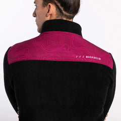 Alister - Burgundy - Fleece jacket Anthrax Mashines