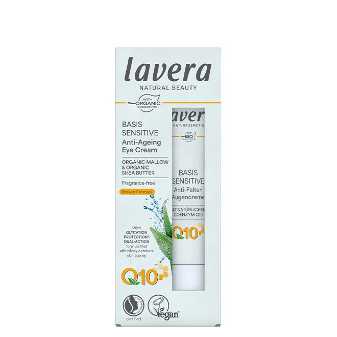 LAVERA - Q10 Κρέμα Ματιών Basis (με αντιγηραντική δράση) 15ml
