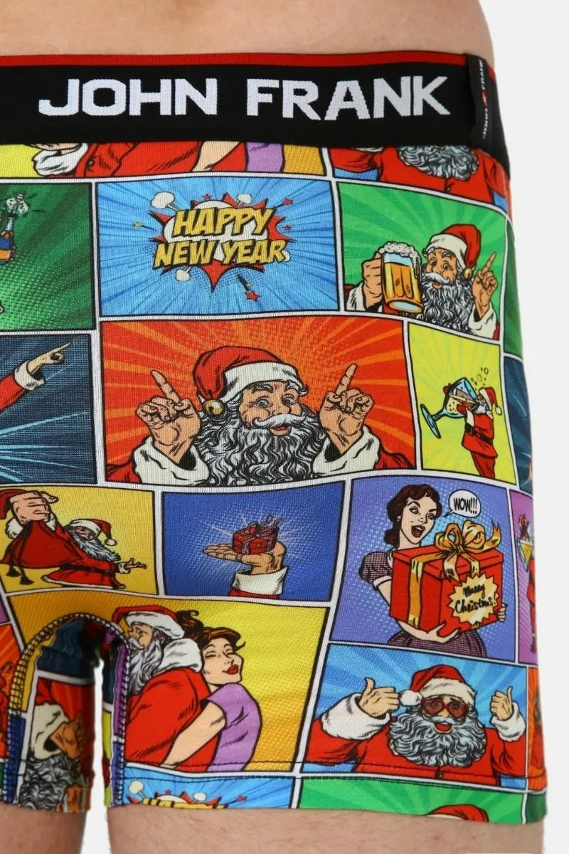 Εσώρουχο Boxer "John Frank" NEW YEAR COMICS - Christmas Edition