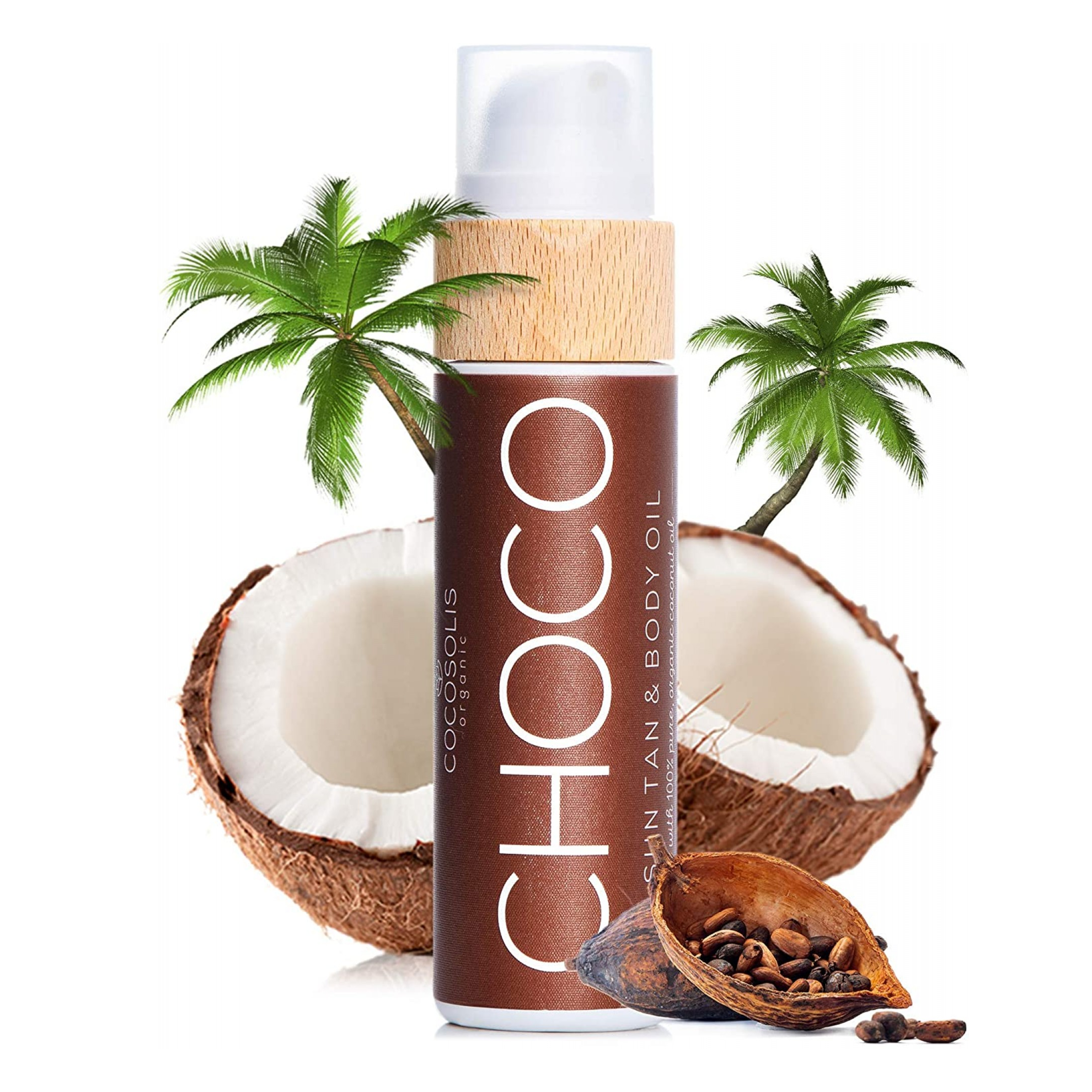 Choco Sun Tan & Body Oil 110ml Cocosolis