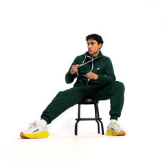 Cotton Hooded Tracksuit - Omnia Green Anthrax Mashines