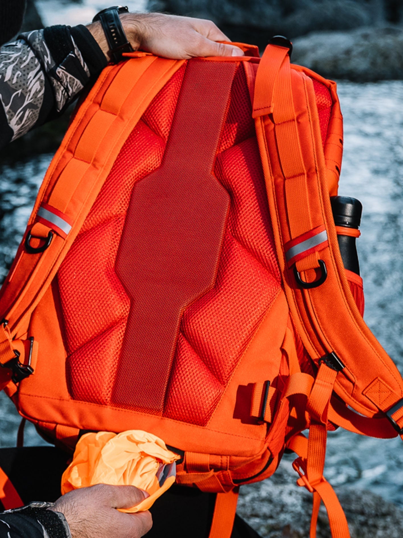 Deployment 3.0 Backpack - Lava Red 45L Anthrax Machines