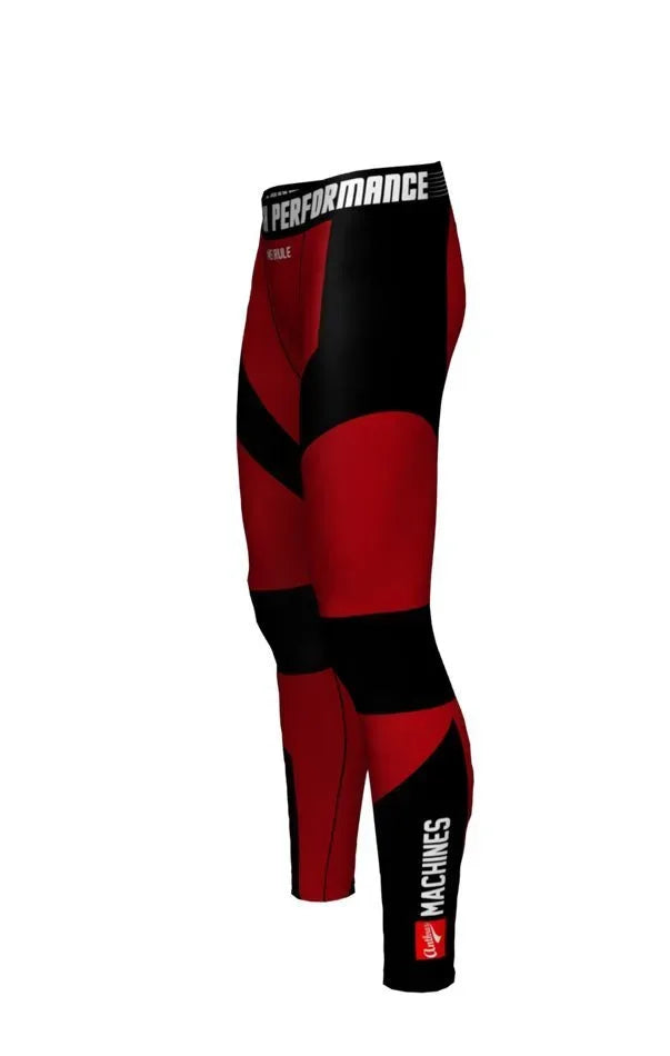 Exo Red - Compression Pants Anthrax Mashines