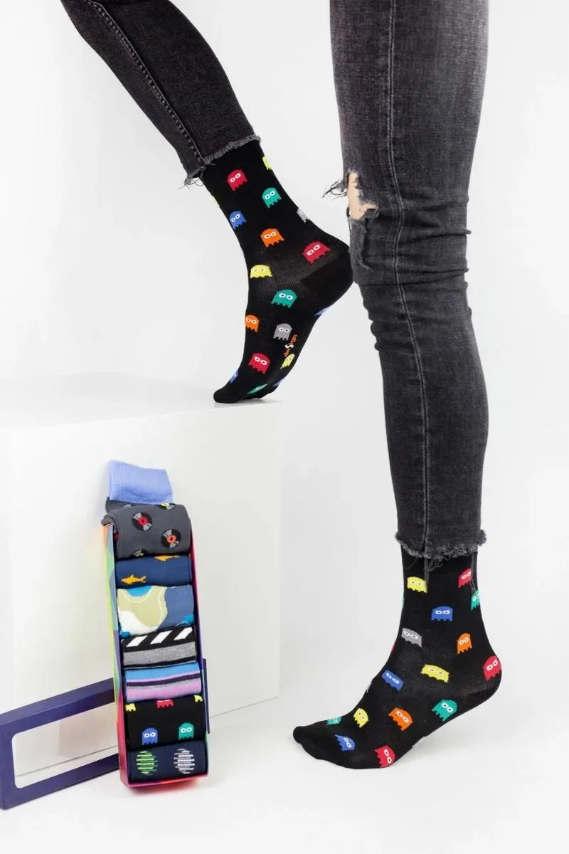 Fashion Κάλτσες "Design" VINTAGE 7 Ζευγάρια