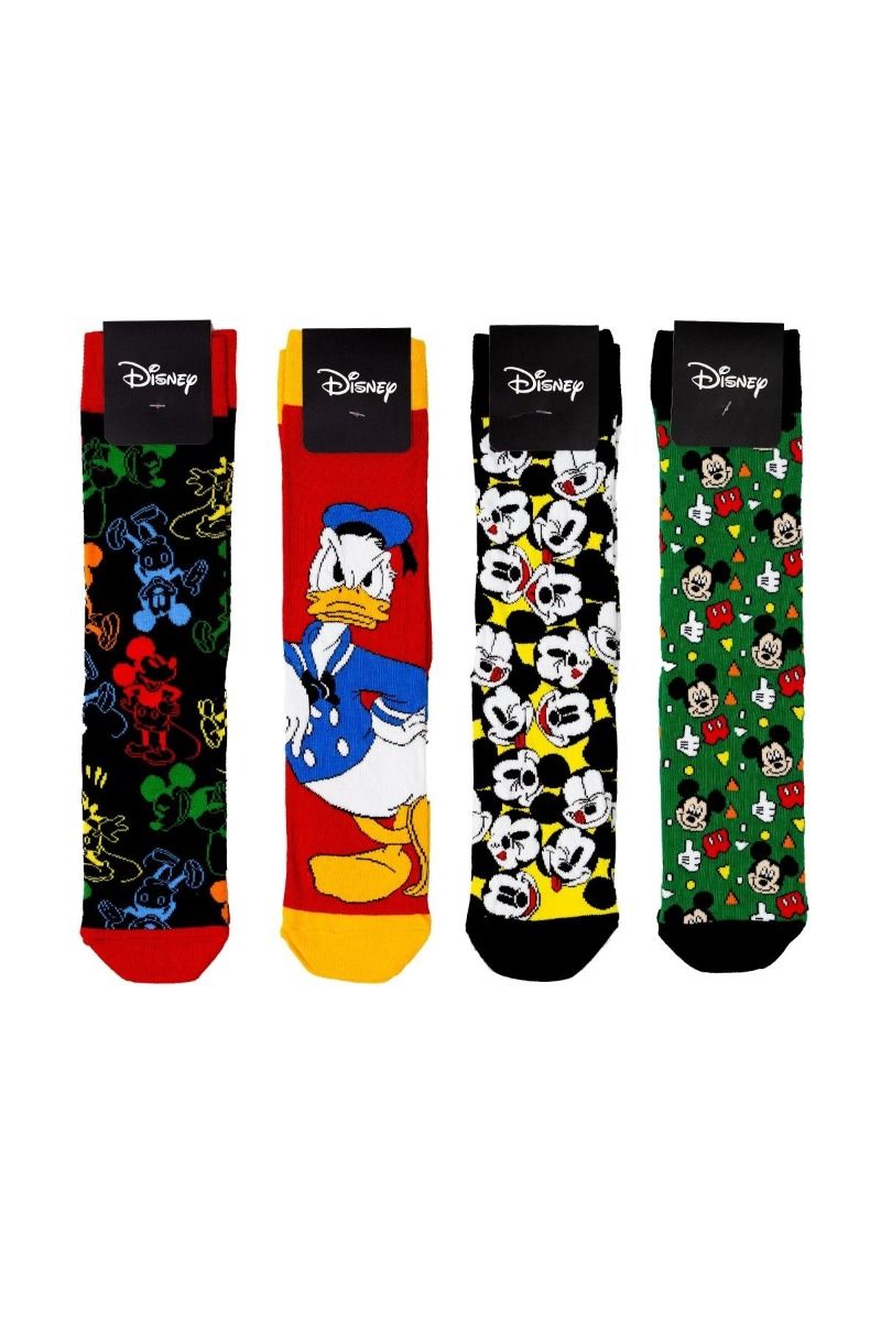 Ανδρικές Fashion Κάλτσες "Disney" MICKEY COLORFUL 4 ζευγάρια