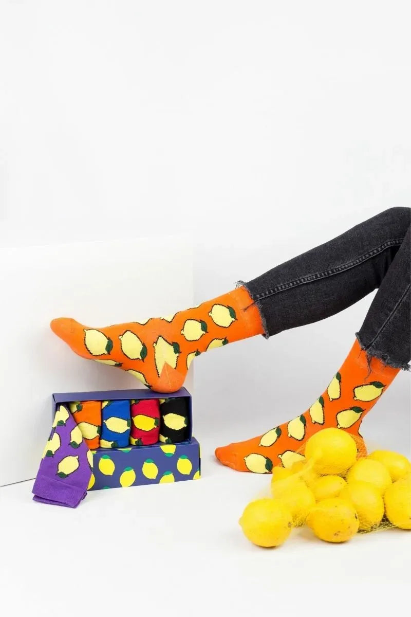 Fashion Κάλτσες "Livoni" LEMONS 5 Ζευγάρια