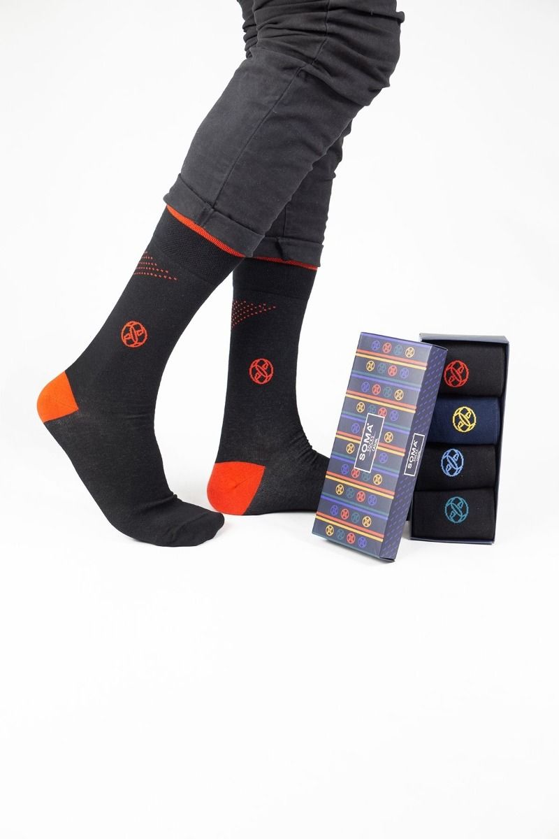 Ανδρικές Fashion Κάλτσες "SOMA" CASUAL 4 Ζευγάρια