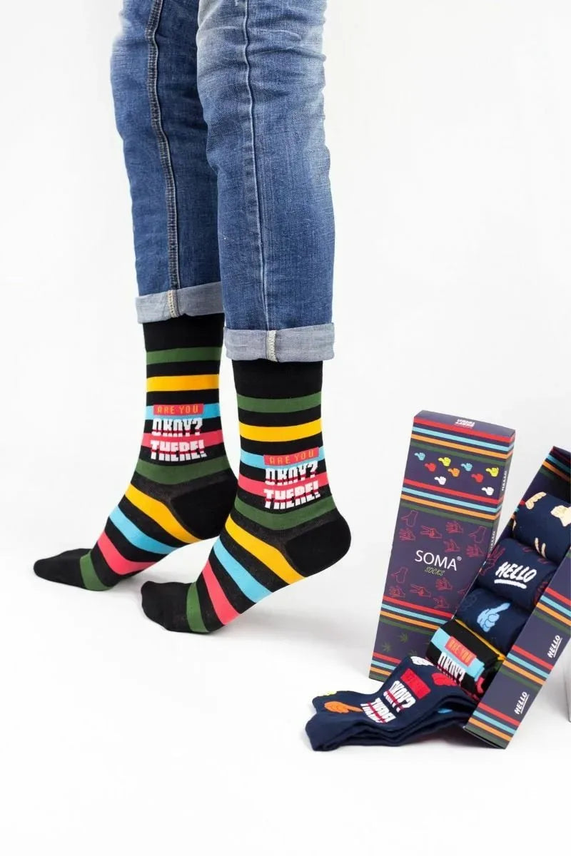 Fashion Κάλτσες "Soma Socks" ARE YOU THERE 5 Ζευγάρια