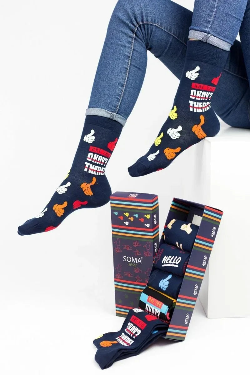 Fashion Κάλτσες "Soma Socks" ARE YOU THERE 5 Ζευγάρια