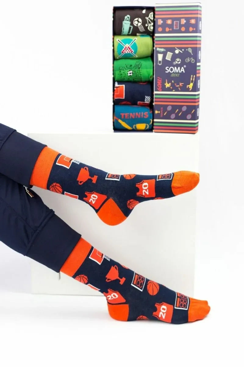 Fashion Κάλτσες "Soma Socks" BE STRONG 5 Ζευγάρια