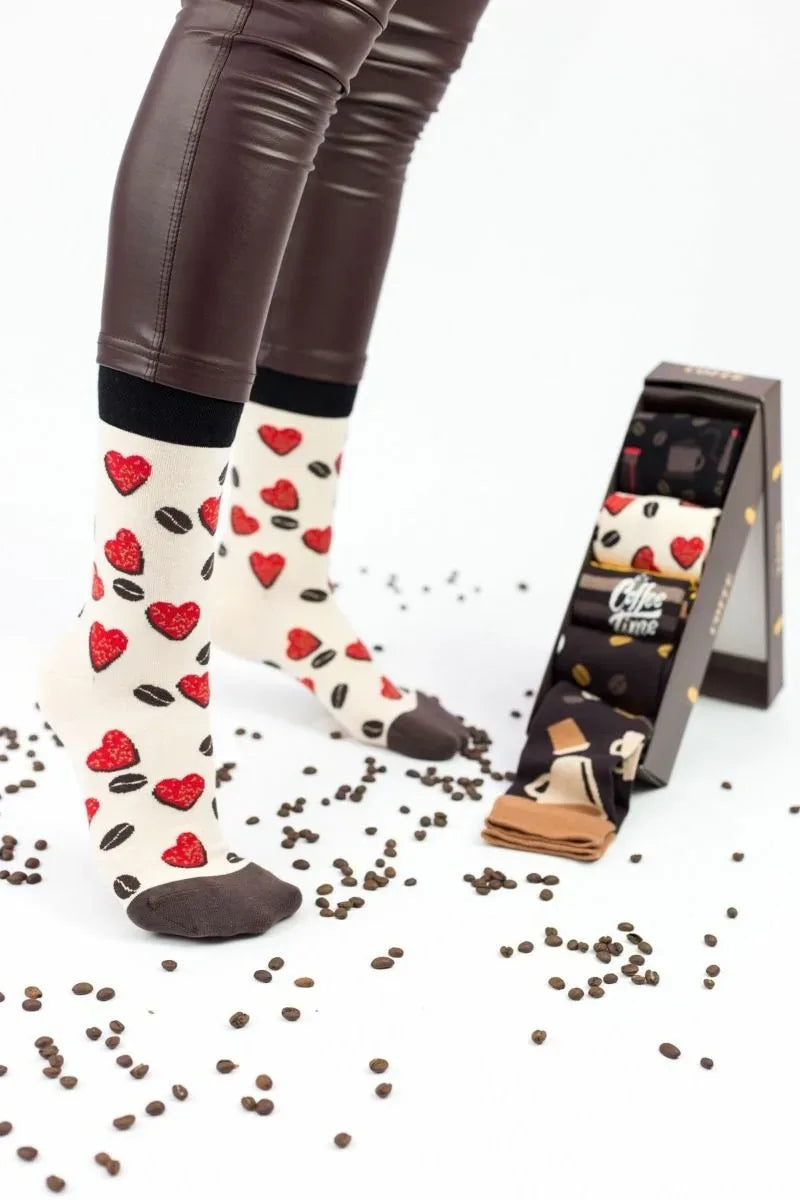 Fashion Κάλτσες "Soma Socks" COFFEE  5 Ζευγάρια