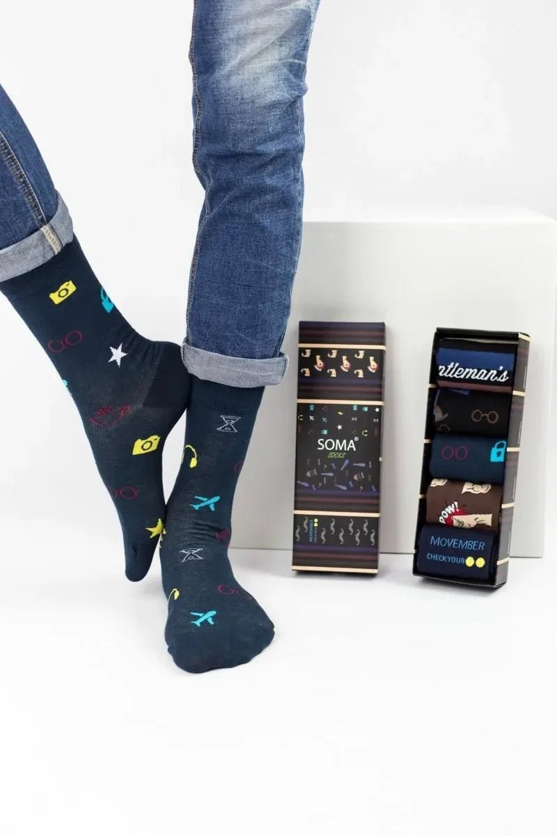 Fashion Κάλτσες "Soma Socks" GENTLEMAN  5 Ζευγάρια