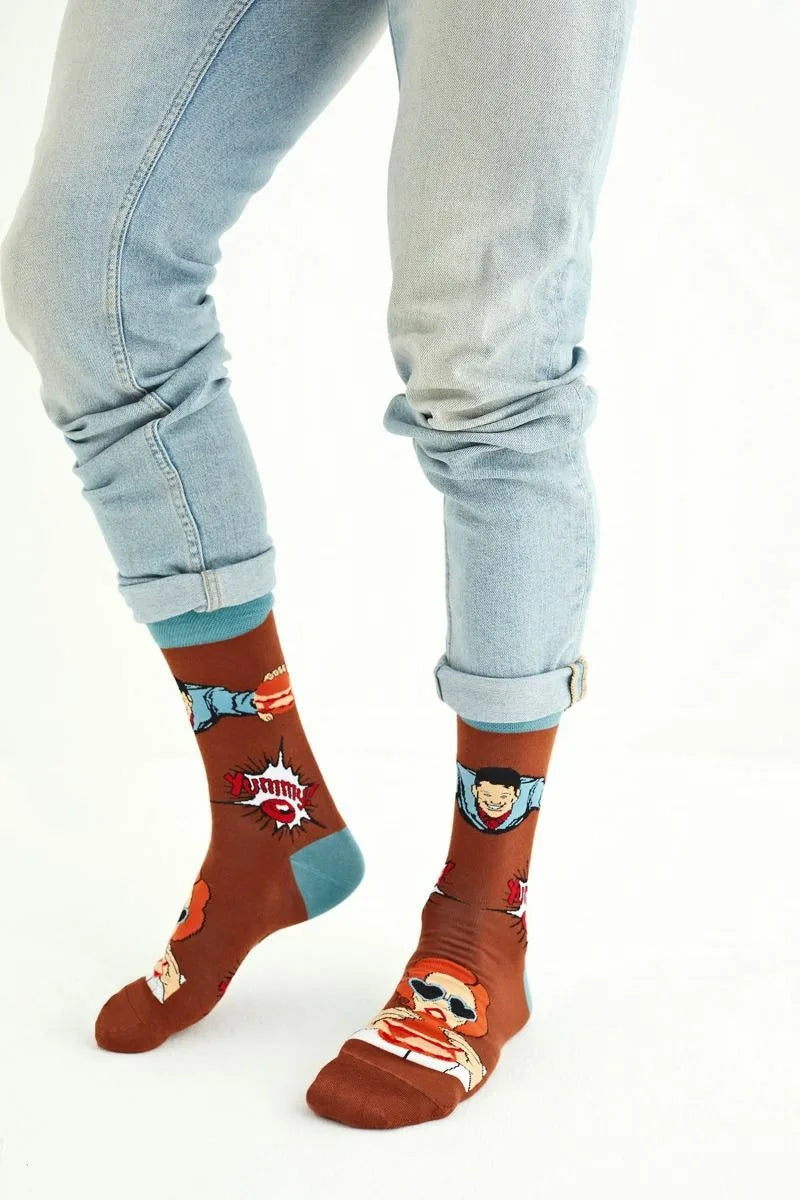 Fashion Κάλτσες "Soma" STREET FOOD 3 Ζευγάρια
