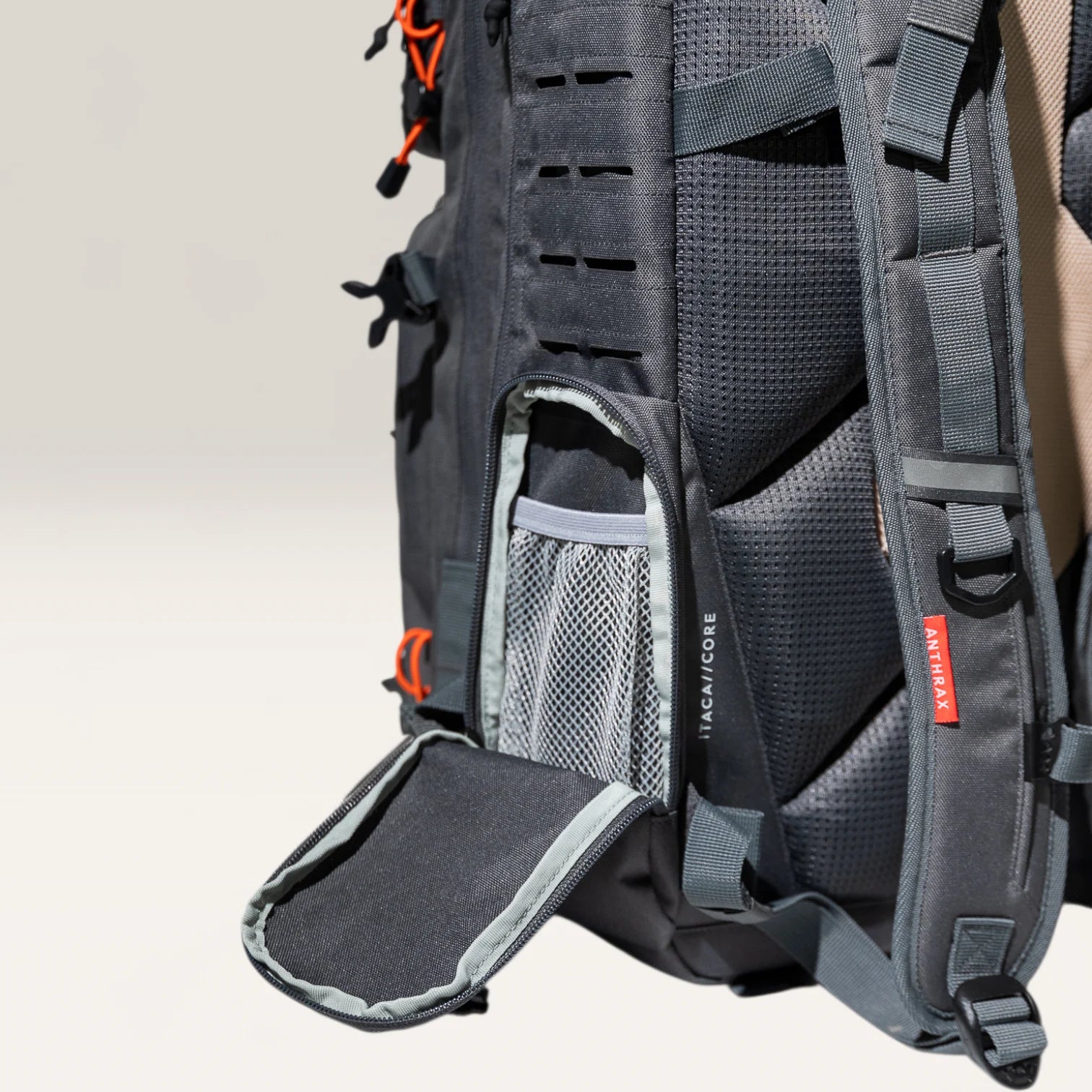 Itaca Backpack - Core - Nostos Iron Grey 45L Anthrax