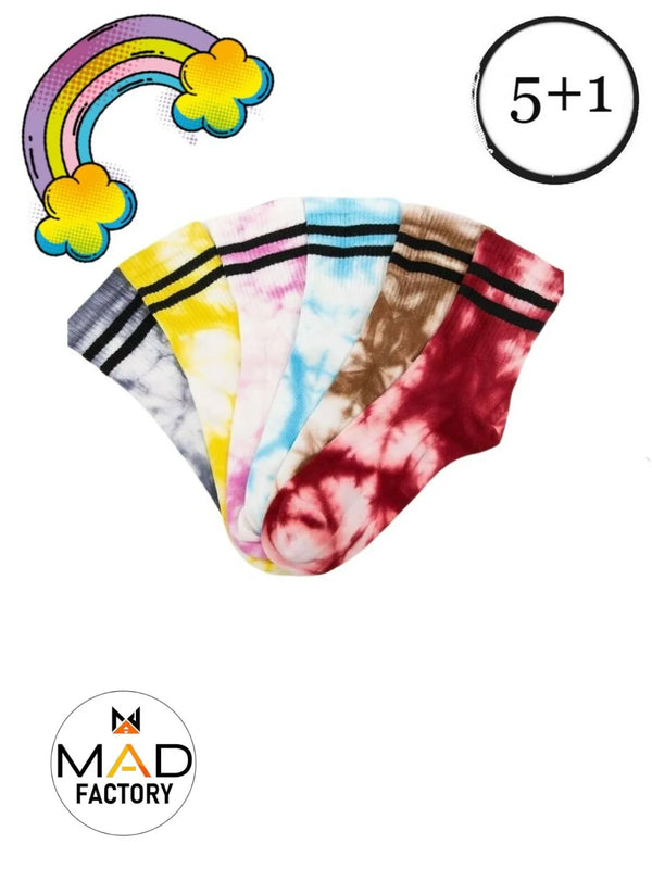 Stripes Color Splash Socks Σετ