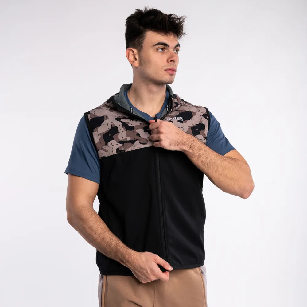Αμάνικο Γιλέκο Frozen Peaks - Softshell Vest - Desert Camo Anthrax Mashines