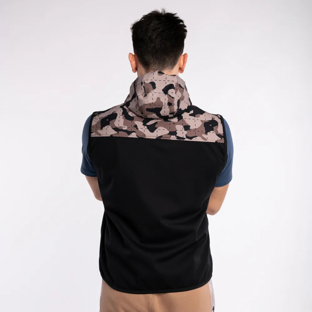 Αμάνικο Γιλέκο Frozen Peaks - Softshell Vest - Desert Camo Anthrax Mashines