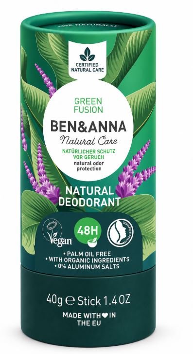 Ben & Anna | Αποσμητικό Στικ Green Fusion, 40gr