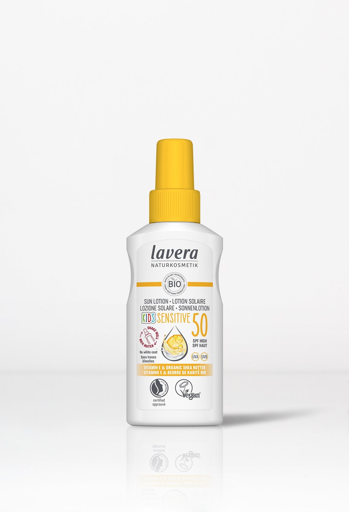 Παιδικό Αντηλιακό Sensitive Sun Spray SPF50 Lavera 100ml