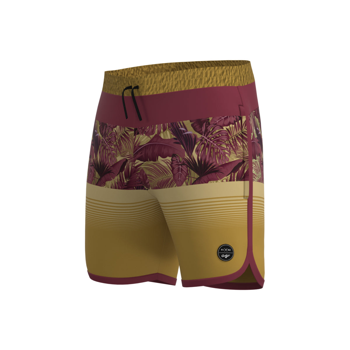 Anthrax Machines Μαγιό Pacific Fade Burgundy