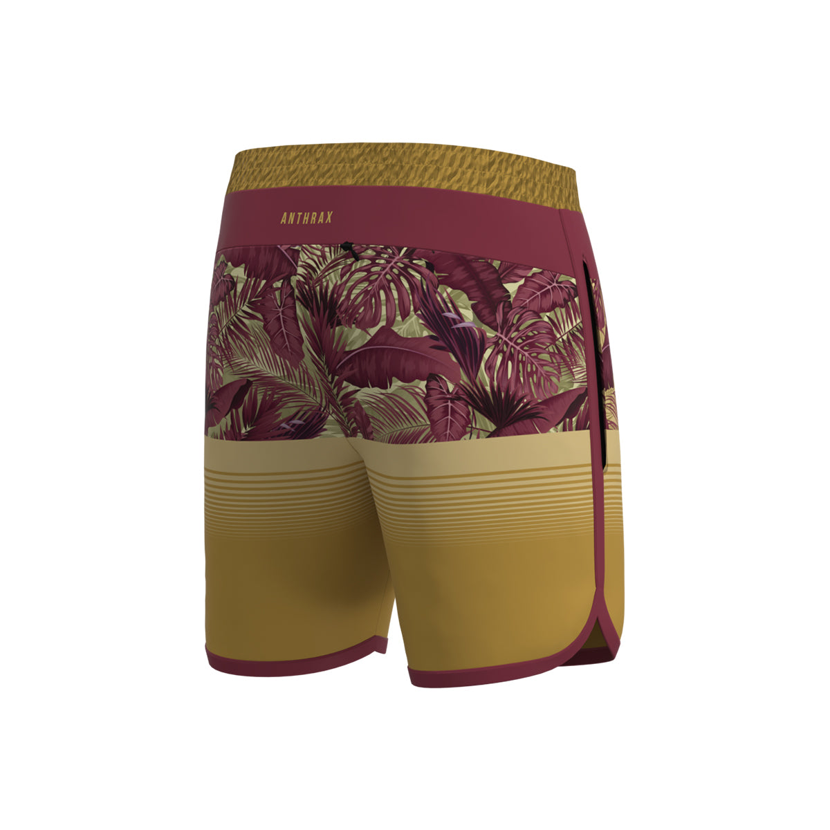 Anthrax Machines Μαγιό Pacific Fade Burgundy