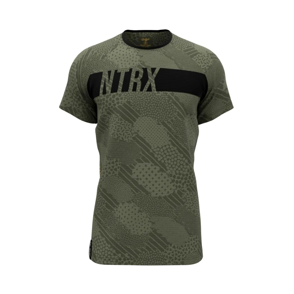 Ανδρικό Κοντομάνικο Patchwork Autumn Green - Pro-Fit T-Shirt Anthrax Machines