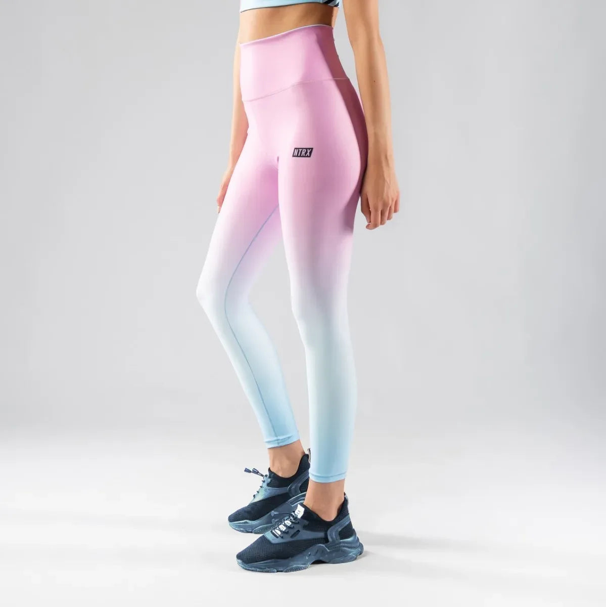 Polaris Pink Ψηλόμεσο Fitness Κολάν Anthrax Sportswear