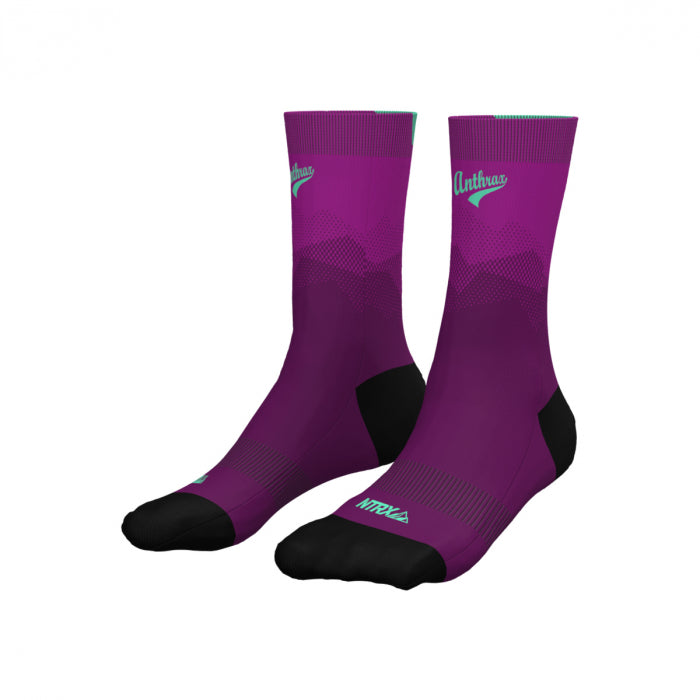 Purple Reign - Vertical - Sport Socks Anthrax