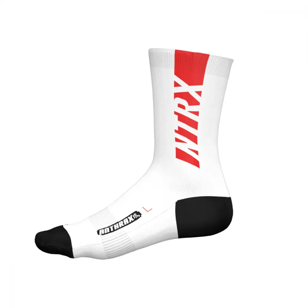 NTRX Red Sport Socks Anthrax Mashines