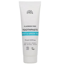 Urtekram Οδοντόκρεμα Με Πράσινο Τσάι & Μέντα – Χωρίς φθόριο  75 ml
