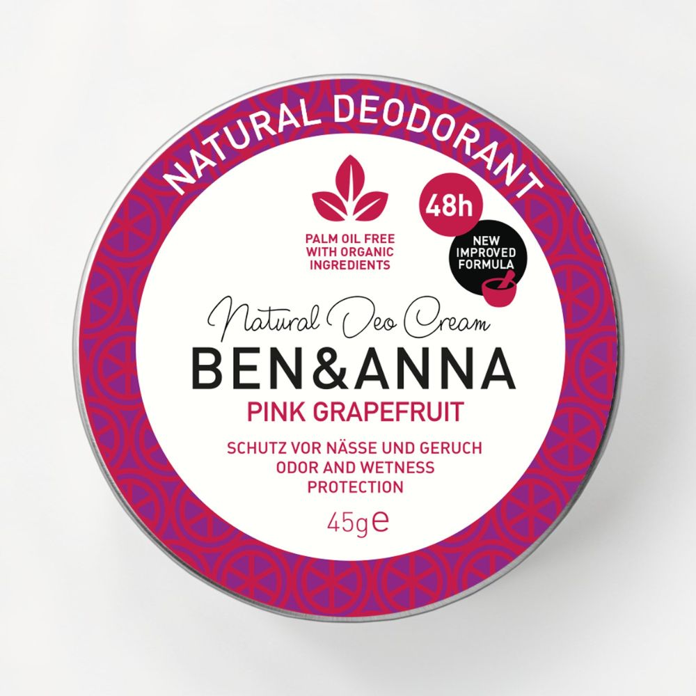 Ben & Anna | Αποσμητική κρέμα Pink Grapefruit 45gr
