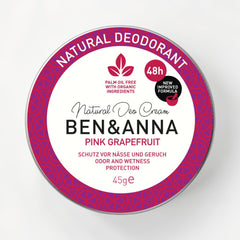 Ben & Anna | Αποσμητική κρέμα Pink Grapefruit 45gr